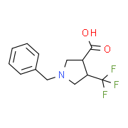 1-Benzyl-4-trifluoromethyl-pyrrolidine-3-carboxylic acid 169750-31-6